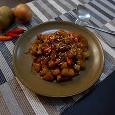 Kentang Goreng Kecap Pedas